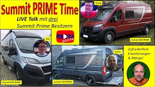 Summit PRIME time - Erfahrungsbericht von drei Pössl Summit Prime Besitzern