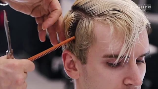 Modern men's haircut. Sergey Rudnitskiy