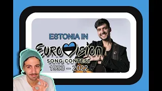 Reaction to Eurovision 🇪🇪 ESTONIA 🇪🇪 (1993 - 2022) | Reacción a Estonia en Eurovisión