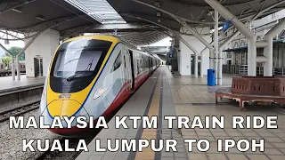 MALAYSIA KTM ETS Train Ride - KUALA LUMPUR to IPOH Review and Daytrip in 2022 | KTM火車從吉隆坡到怡保去旅遊