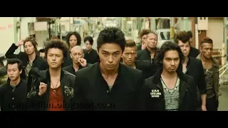 Pertarungan Kaburagi Kazeo vs Kagami Ryohei - Crows Zero 3