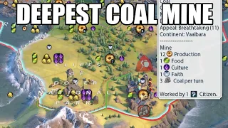 I found the DEEPEST Coal Mine on the Planet - Civ 6 Maori Urban Complexity #7