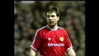 1991 03 06 Manchester United v Montpellier ECWC QTR Final 1st Leg