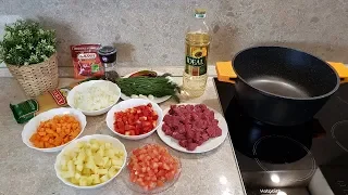 ЛЮБИМОЕ БЛЮДО МОЕЙ СЕМЬИ/ВКУСНО и ПРОСТО/ПОШАГОВЫЙ РЕЦЕПТ/ЛАГМАН #анастасиярадкевичготовит