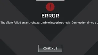 Fix The Client failed an anti-cheat runtime integrity check Error in Apex Legends | Client failed