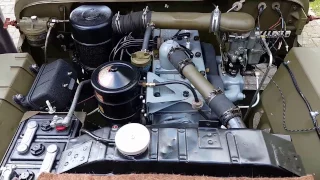 WW2 Ford GPW jeep first start on 6V