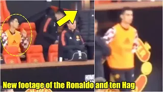 A new video of the events surrounding the confrontation between Ronaldo and ten Hag has surfaced