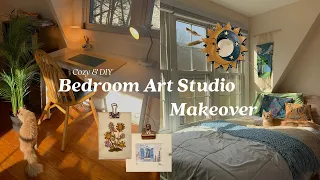 ✷Bedroom Art Studio Makeover + Tour✷