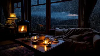 Relaxing Music For Sleep | The Healing Sound Of Rain Improve Mood - Reduce Stress