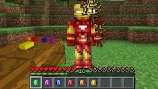 Minecraft: COMO TER A MANOPLA DO INFINITO DO THANOS QUE FUNCIONA DE VERDADE! (MUITO OP)