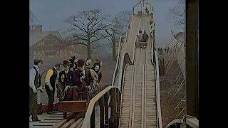 [4k, 50fps, colorized] (1899)  Victorians have fun.