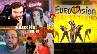 Ibai, Edurne... reaccionan a EUROVISIÓN! España top3! 🤩🇪🇦