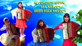 Wiesia Dudkowiak -  Accordion Music Sea Melody, Irish Folk Melody