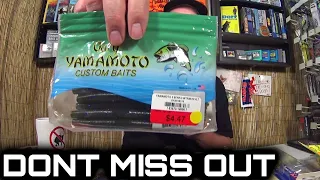 Old Bass Fishing Lures Score For Me -  Free Yamamoto Senkos For You