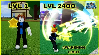 Reworked Light V1 V2  ( Devil Fruits ) I Reached Max In Blox Fruits