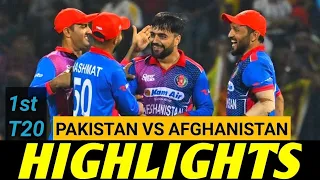 Pakistan Vs Afghanistan 1st T20 International Match 2023 Full Highlights | Pak Vs Afg 1st T20 Match