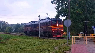 2TE116-933 (LDZ Cargo) from Šiauliai approaching Jelgava