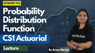 Probability Distribution Function | CS1 Actuarial Coaching | IFoA | CS1 Basics | CS1 Classes | CS1