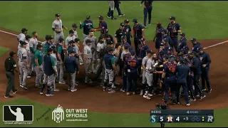 Ejections 059-62 - Chris Guccione Ejects Mariners & Astros During 9th Inning HBP, Bench-Clearing