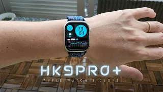 Review of HK9PRO+! The classic design of Apple Watch 9 is beautiful! I also tried the genuine band.