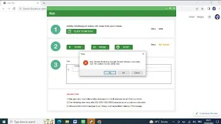 How to resolve an error issue in Wa Sender | "Chrome driver and Google chrome version is not same"