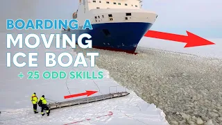 Boarding A ﻿Moving Ship & ﻿25 Other Odd Skills | People Are Awesome