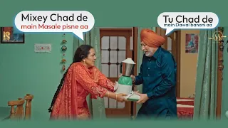 Mixer piche kalesh | Mahi Mera Nikka Jeha | Best Comedy Movie | Jaswinder Bhalla | Pukhraj Bhalla