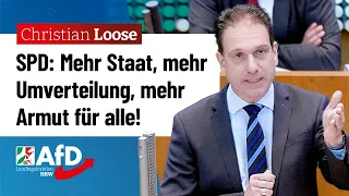 Je mehr SPD, desto weniger Wohlstand! – Christian Loose (AfD)