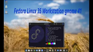 Fedora Linux 35 Workstation Gnome 41 релиз