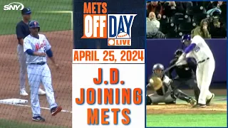 Will J.D. Martinez provide consistency to Mets lineup? | Mets Off Day Live | SNY