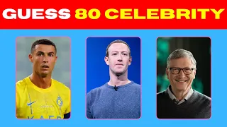 Guess The Famous Person In 5 Seconds |80 MOST FAMOUS PEOPLE IN THE WORLD | Quiz Manu |