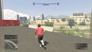 Gta ring fight against friend but i got whooped