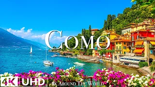 Lake Como Italy 4K • Scenic Relaxation Film with Peaceful Relaxing Music and Nature Video Ultra HD