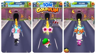 Talking Tom Gold Run Raccoon Tunnel Gameplay Skate World vs Sea Stars vs Cops & Robbers