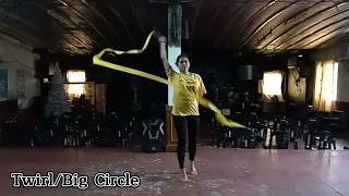 RHYTHMIC GYMNASTIC RIBBON DEMONSTRATION