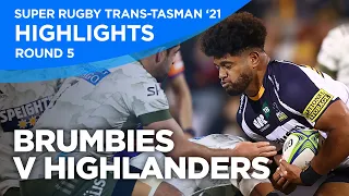 Brumbies v Highlanders Highlights | Round 5 | Super Rugby Trans-Tasman 2021