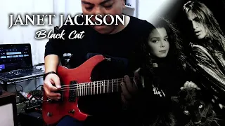 "Black Cat - Janet Jackson featuring Nuno Bettencourt" (Guitar Intro Cover) #shorts