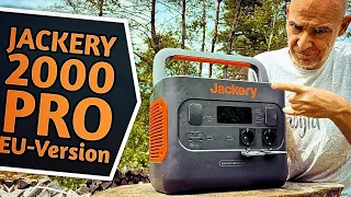 TEST REVIEW: Jackery Explorer 2000 Pro EU Version + 6 SolarSaga 200 | Solargenerator & Powerstation