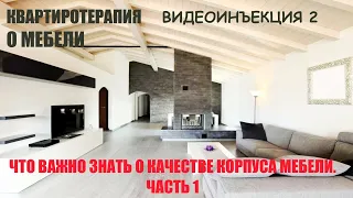 Что важно знать о качестве корпуса мебели. Часть 1. Видеоинъекция 2.