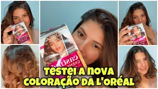 TESTEI A NOVA COLORAÇÃO DA L’Oréal casting creme gloss 532 PETIT GATEAU | que  a Laura Brito usou