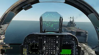 DCS AV-8B Harrier II Deck Landing