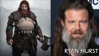 God of War: Ragnarok Face Models and Voice Actors