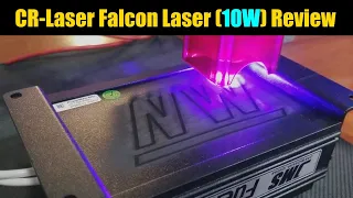 Creality CR- Laser Falcon Laser (10W) Engraver And Cutter First Use And Review