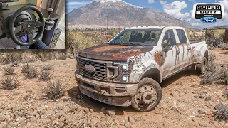 Rebuilding a FORD SUPER DUTY F-450 Platinum - Forza Horizon 5 OFFROAD | Thrustmaster T300RS Gameplay