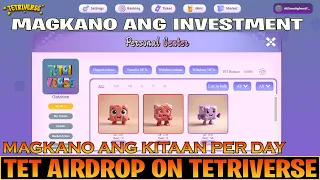 TETRIVERSE TET AIRDROP | MAGKANO ANG KITAAN DAILY