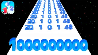 Number Merge Run (Infinity Run) Max Level Satisfying Mobile Game, Number Master Run Gameplay