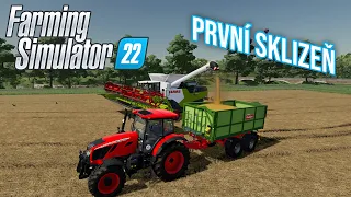 PRVNÍ SKLIZEŇ! | Farming Simulator 22 #01