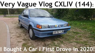Very Vague Vlog CXLIV (144): I Bought A Car I First Drove in 2020! 1989 Nissan Sunny N13 1.6 GSX