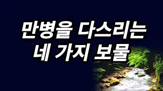 (자연치유) 내 몸이 최고의 의사다. / 감기부터 암까지 병원 안 가고 낫는 법 / 만병을 다스리는 네 가지 보물