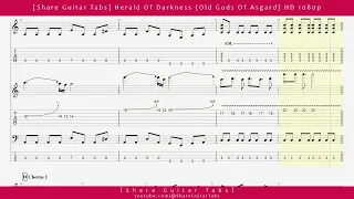 [Share Guitar Tabs] Herald Of Darkness (Old Gods Of Asgard) HD 1080p